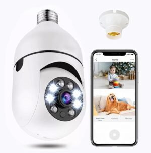 Home Security Camera Light Vision 24x7 Continuous Recording with Motion Sensor LED Lights